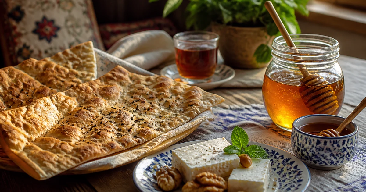 عسل روی میز ایرانی: از سنگک تا سکنجبین